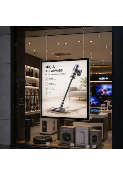 Magneco Ledbox Çift Taraflı Işıklı Çerçeve B2