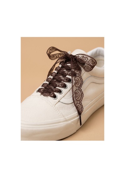 Last İcon Last Icon Kahverengi Spiral Desenli Dantel Bağcık 120 Cm Keten Ve Sneaker Ayakkabı İçin