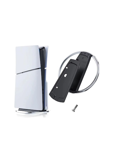 Ps5 / Ps5 Slim Konsol Diskli Ve Dijital Model İçin Vidalı Metal Dikey Stand