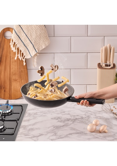 Aryıldız Caja Wok Tava 28 Cm Renkli