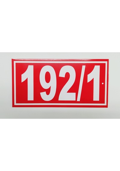 Kapı Numarası 10X20 Cm, Bina, Apartman, Işyeri Numarası (487047209)