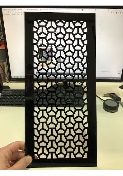 Gametech Zeus Perans  Ön Panel Düz Model-Siyah