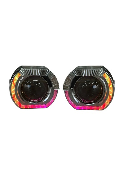 2.5 İnç Düz Bi Xenon Mercek J Model Pixel Angelli Kapak Set