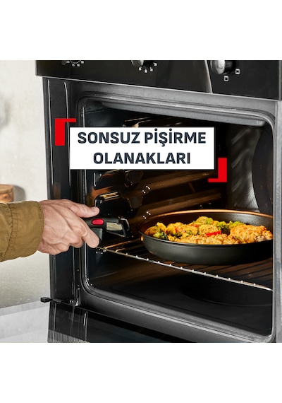 Tefal Excellence+ Fusion Core 9x Mix Tava - 22 Cm 001 Siyah