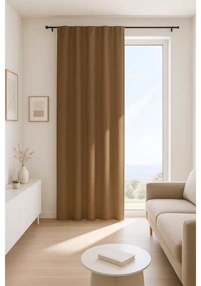 Salvino Blackout Fon Perde Kahve 140x250 Kahverengi