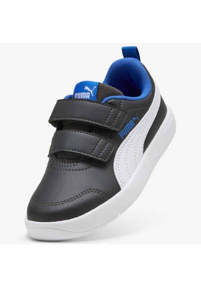 Puma Courtflex V3 Çocuk Gri Spor Ayakkabı 397642 Gri