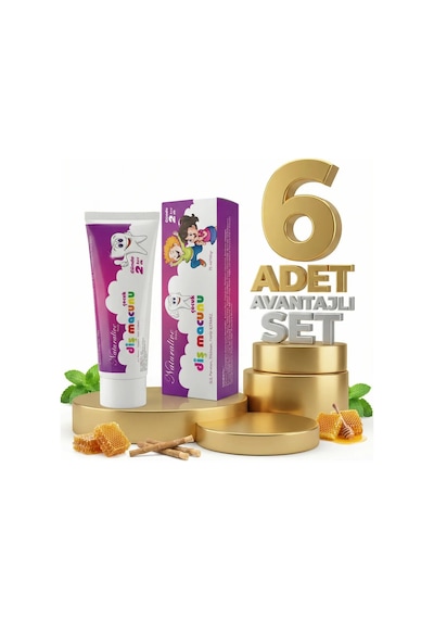 Naturalive Çocuk Diş Macunu 6x75 Ml/100 Gr