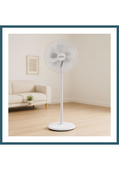 Bezos Ayaklı Vantilatör 5 Kanat 18'' Yaklaşık 45 Cm Sessiz 3 Kademe 140 Cm Ob