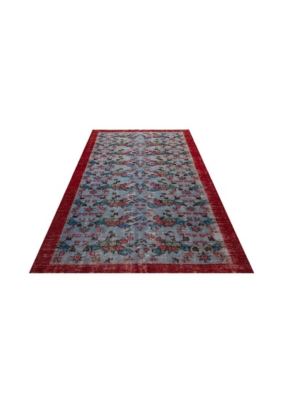 Gerçek El Dokuma Eskitme Vintage Halı 162 X 257 Cm