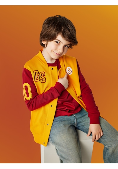 Gsstore Galatasaray Çocuk Ceket C251040 Sarı - Kırmızı