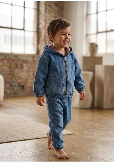 Baby Lory Kids Store Erkek Çocuk Kot Takım Açik Mavi