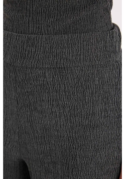 Defacto Wide Leg Bürümcük Pantolon D5141AX24AUAR191 Antrasit