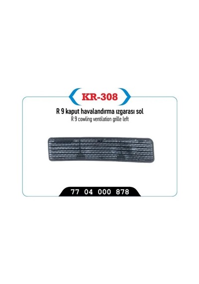 On Kaput Havaladırma Izgarası Sol R9