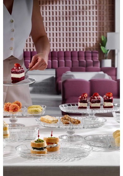 Pasabahce 2'lı Elegant Oval Servis Tabağı - 1 Adet Şeffaf