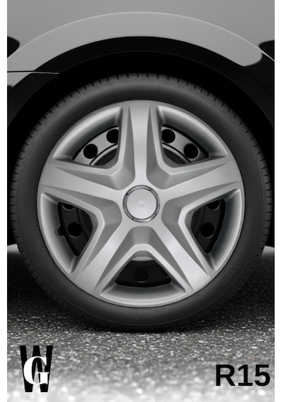 Toyota Yaris 15 İnç Jant Kapağı 4 Adet Gri G104