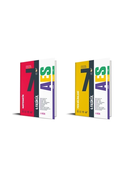 Optik 2026 7. Sınıf Matematik + Fen Bilimleri Aes Fasikül Seti 2 Kitap