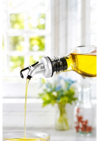 Omilife 2'li Damlatmaz Şişe Ucu Servis Aparatı Yağlık Sıvı Akıtma Düzenleyici