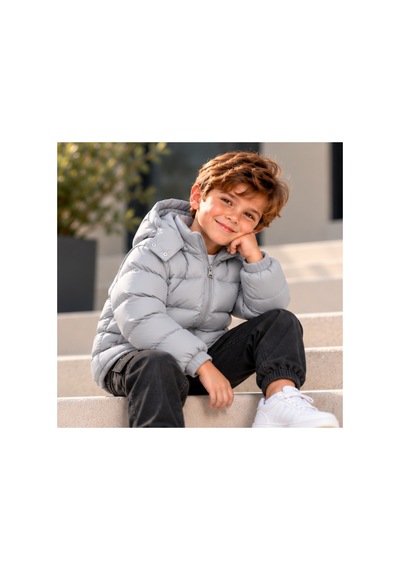 Maxx Kleın Erkek Çocuk Gri Kapüşonlu Şişme Mont Fermuarlı Modern Spor Model Günlük Kışlık Çocuk Montu 2-3-4-6-8 Yaş Maxx Kleın Erkek Çocuk Gri Kapüşonlu Şişme Mont Fermuarlı Modern Spor Model Günlük Kışlık Çocuk Montu 2-3-4-6-8 Yaş