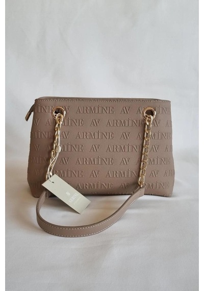 Armine 332 Kadin Omuz Kol Çantasi ARMİNE-332-R3207 Vizon