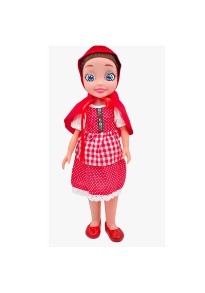 Kırmızı Başlıklı Kız Sesli Masal Anlatan Oyuncak Bebek - 42 Cm