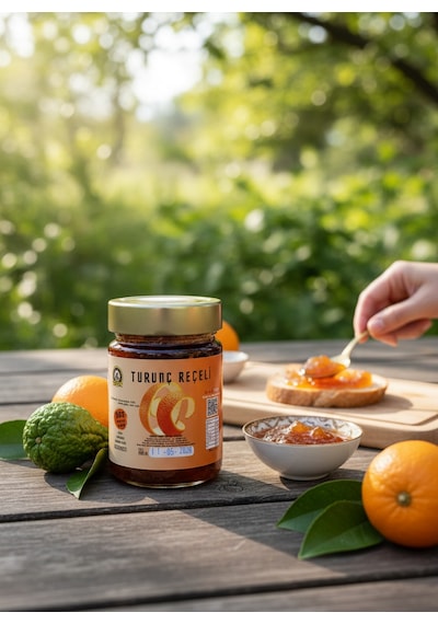 400 Gr %65 Meyveli Doğal Turunç Reçeli