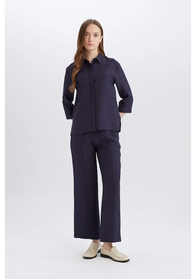 DeFacto Regular Fit Basic Düz Yarım Kollu Gömlek E4987AX25SPNV243