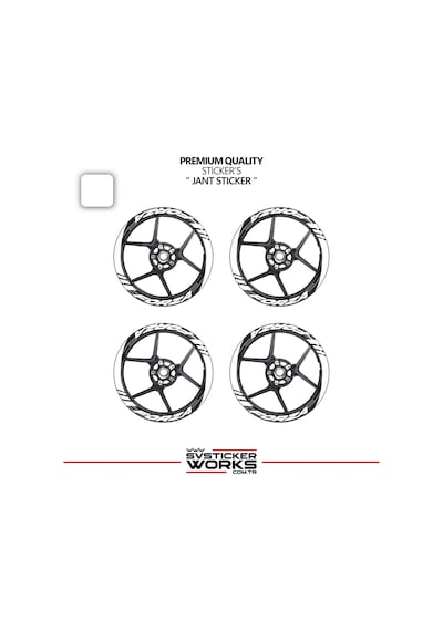 Honda Forza Geniş Jant Kaplama Sticker Etiket Modeli 16lı Set Sticker Yüksek Kalite 22823801