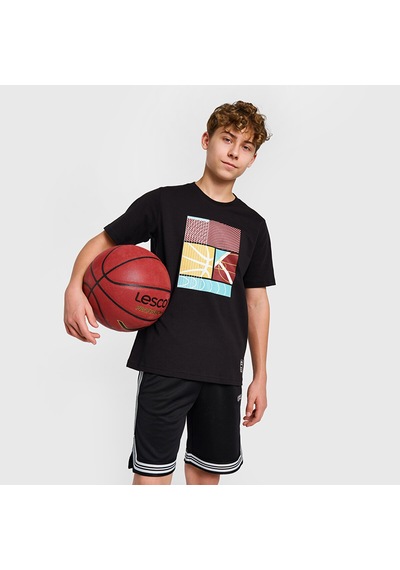 Lescon Siyah Çocuk Kısa Kol Tişört 26b-3053