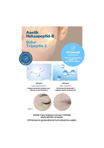 Derma Factory Peptit İçeren Sıkılaştırıcı Masaj Başlıklı Göz ve Yüz Kremi Derma Factory Peptide 20 ML