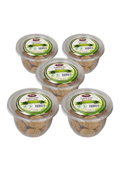 Glutensiz Biscotti Premium Tohum Çeşitli 80 Gr 5 Li