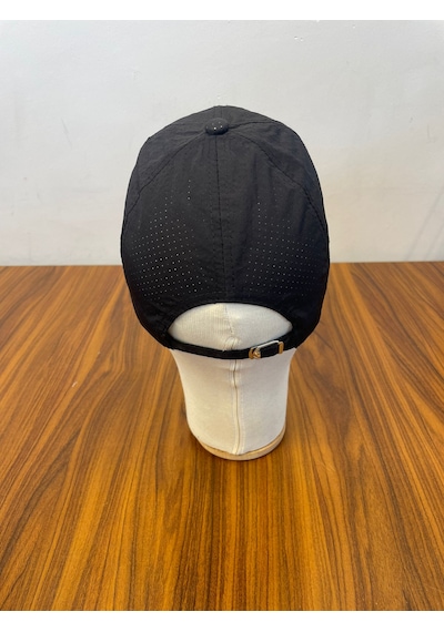 Hamze Mikro Paraşüt Delikli Kumaş Yazlık Unisex Beyzbol Cap Şapka Siyah