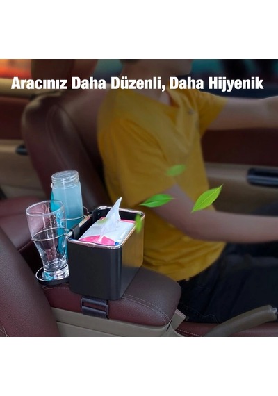 Ally Araç Araba Kol Dayama Bölmesi Konsol Çok Amaçlı Organizatör- 5775
