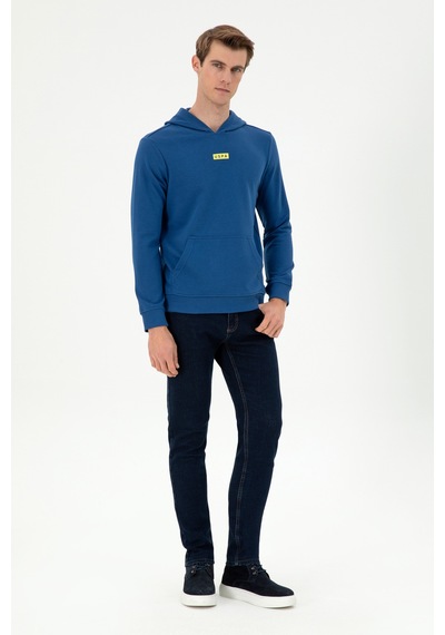 U.s. Polo Assn. Erkek İndigo Sweatshirt 50293359-vr028 Indıgo İndigo
