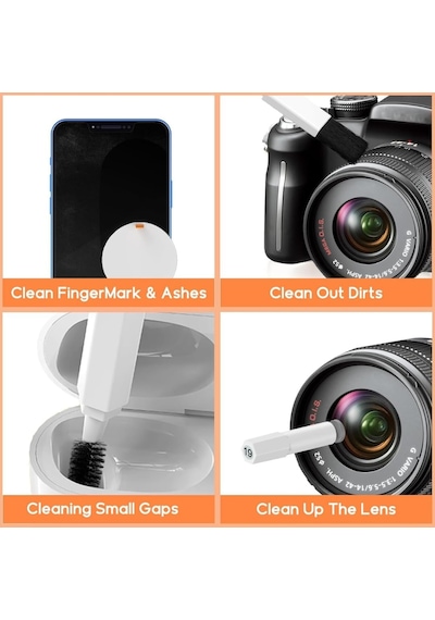 20'si 1 Arada Klavye Temizleme Seti - Fırçalı, Kulaklık Ve Pc Temizleme Kiti, Airpods 1/2/3/pro, Dizüstü Bilgisayar, Cep Telefonu İçin Çok Renkli