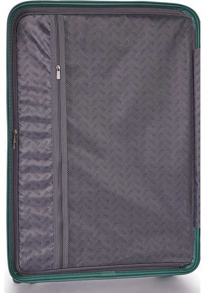 Benetton 2'li Set Büyük Ve Kabin Boy %100 Polipropilen Valiz Yeşil 14bnt8001 Yeşil