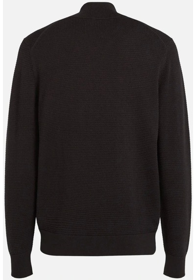 Calvin Klein Waffle Texture Q-zıp Siyah