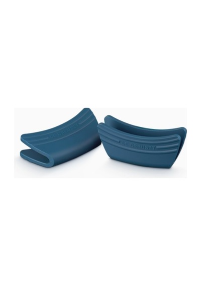 Le Creuset Silikon Tencere Sap Koruyucu Seti, Isıya Dayanıklı Mutfak Ekipmanları Koyu Mavi 8