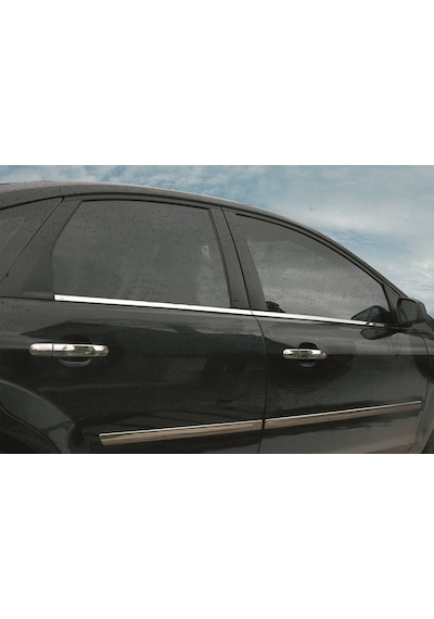 Ford Focus 2.5 Facelift Krom Cam Çıtası 2008 - 2011 Arası 4 Parça