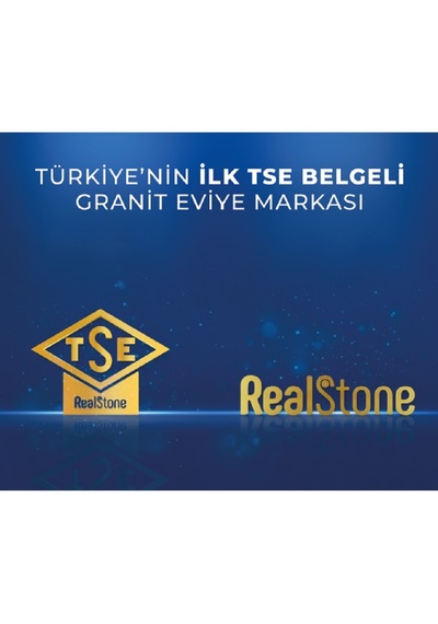 Real Stone Granit Eviye P005 Troya 100 100 X 50 Gri Gri