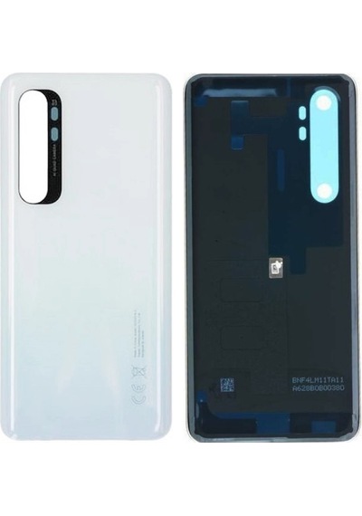 Xiaomi Mi Note 10 Lite Arka Pil Batarya Kapağı M2002F4LG Uyumlu M1910F4G - Beyaz
