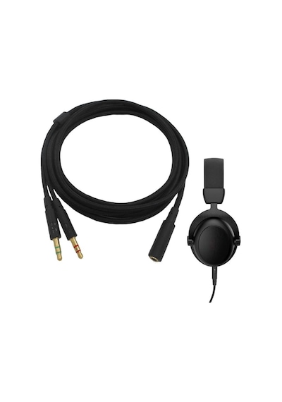Kingston Hyperx Cloud 2/alpha Uyumlu Gaming Kulaklık Ses Kablosu Siyah