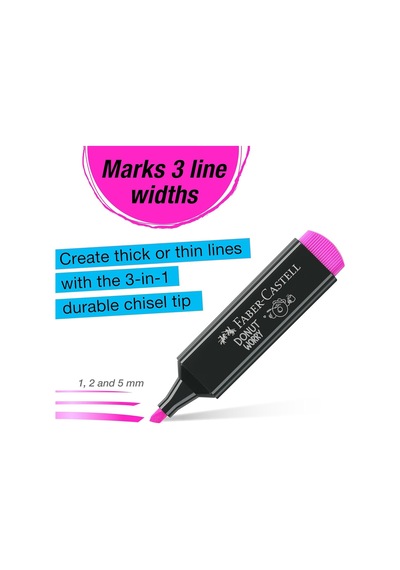 Faber-castell Graffiti Textliner 46, 8x Genel