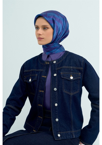 Armine Saf İpek Sura Eşarp 9525d 87 Mor
