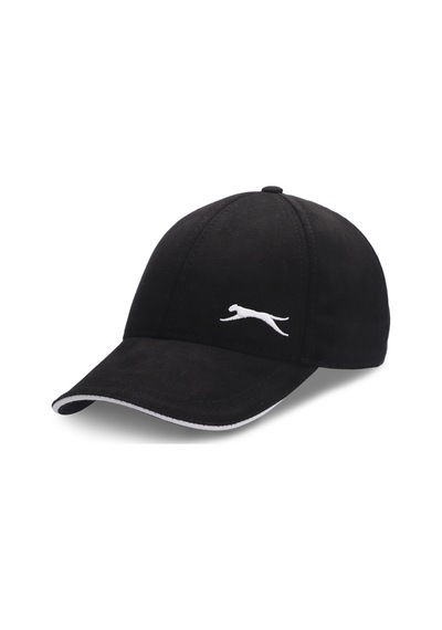 Slazenger Sılva Unisex Şapka Siyah / Beyaz Siyah - Beyaz