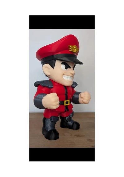 Street Fighter M Bison 20 Cm Figür