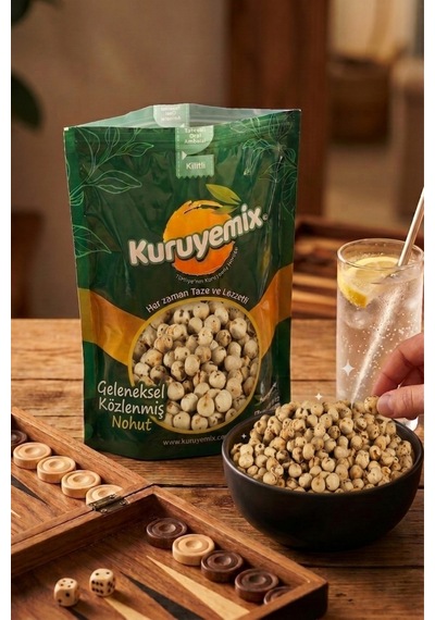 Doğal Köy Leblebisi - Çıtır Taneli, Geleneksel Yöntemle Hazırlanmış 500g 500 G
