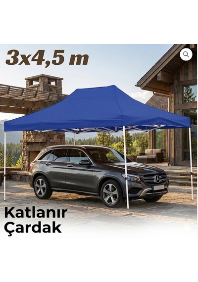 Missidea 3 4,5 Makaslı Katlanır Çardak Mavi