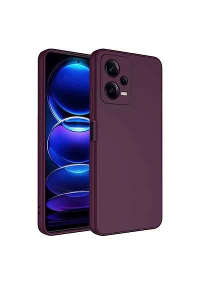 Nourthkiingdom Redmi Note 12 Pro 5g Kılıf Nrtk Mara Lansman Kapak - Koyu Mor Koyu Mor