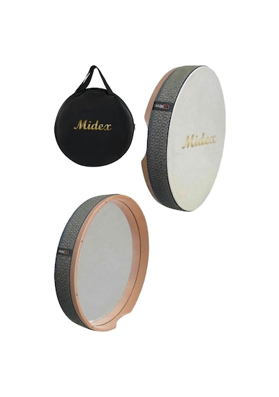 Midex Br-810 Kaliteli Bendir Def Akort Ayarlı El Tutma Oyuklu Çantalı
