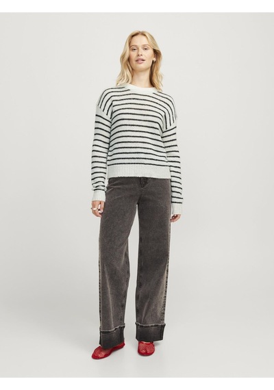 Jack & Jones Kadın Örgü Kazak Vanilya